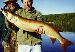 Musky, walleye, trout, and fly fishing Eagle River in Vilas County Wisconsin - Al's Guide Service